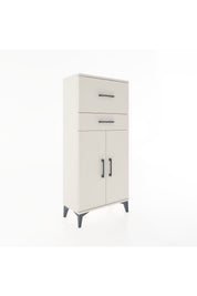 Hyperion Dolap Tek Raflı 2 Çekmeceli 2 Kapaklı 60x44x134 - S50M076V1B