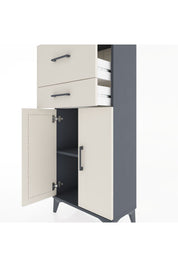 Hyperion Dolap Tek Raflı 2 Çekmeceli 2 Kapaklı 60x44x134 - S50M076V4B