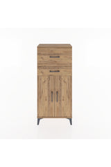 Hyperion Dolap Tek Raflı 2 Çekmeceli 2 Kapaklı 60x44x134