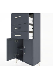 Hyperion Dolap Tek Raflı 3 Çekmeceli 2 Kapaklı 60x44x134 - S50M077V5B
