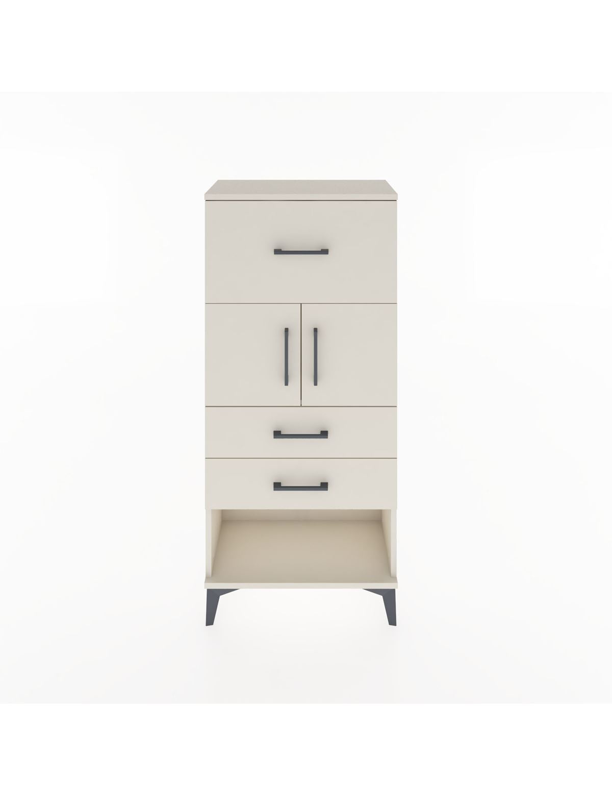 Hyperion Dolap 2 Raflı 3 Çekmeceli 2 Kapaklı 60x44x134 Aytaşı-Aytaşı