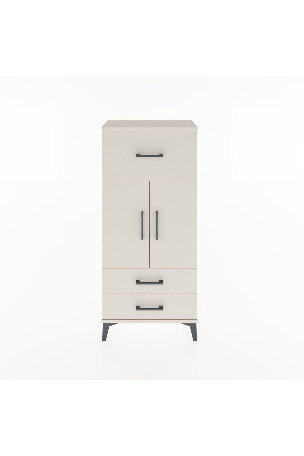 Hyperion Dolap 2 Raflı 3 Çekmeceli 2 Kapaklı 60x44x134 Aytaşı-Aytaşı