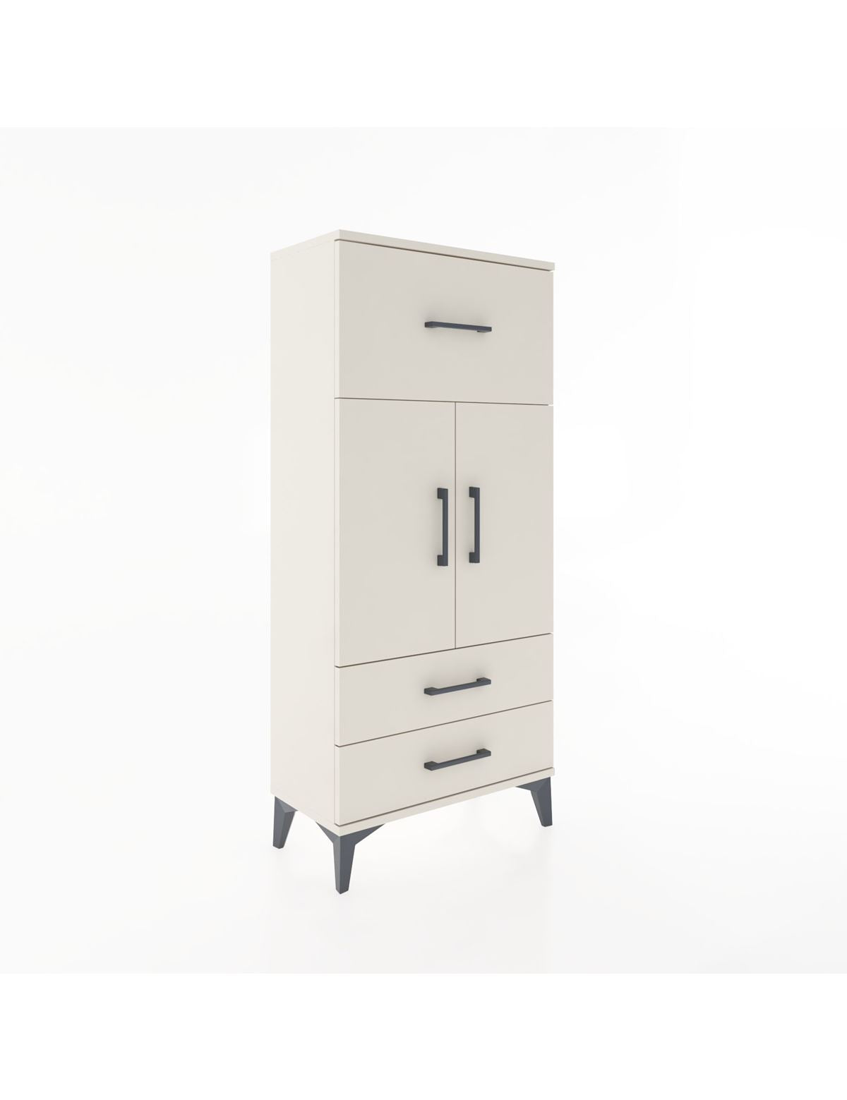 Hyperion Dolap 2 Raflı 3 Çekmeceli 2 Kapaklı 60x44x134 Aytaşı-Aytaşı