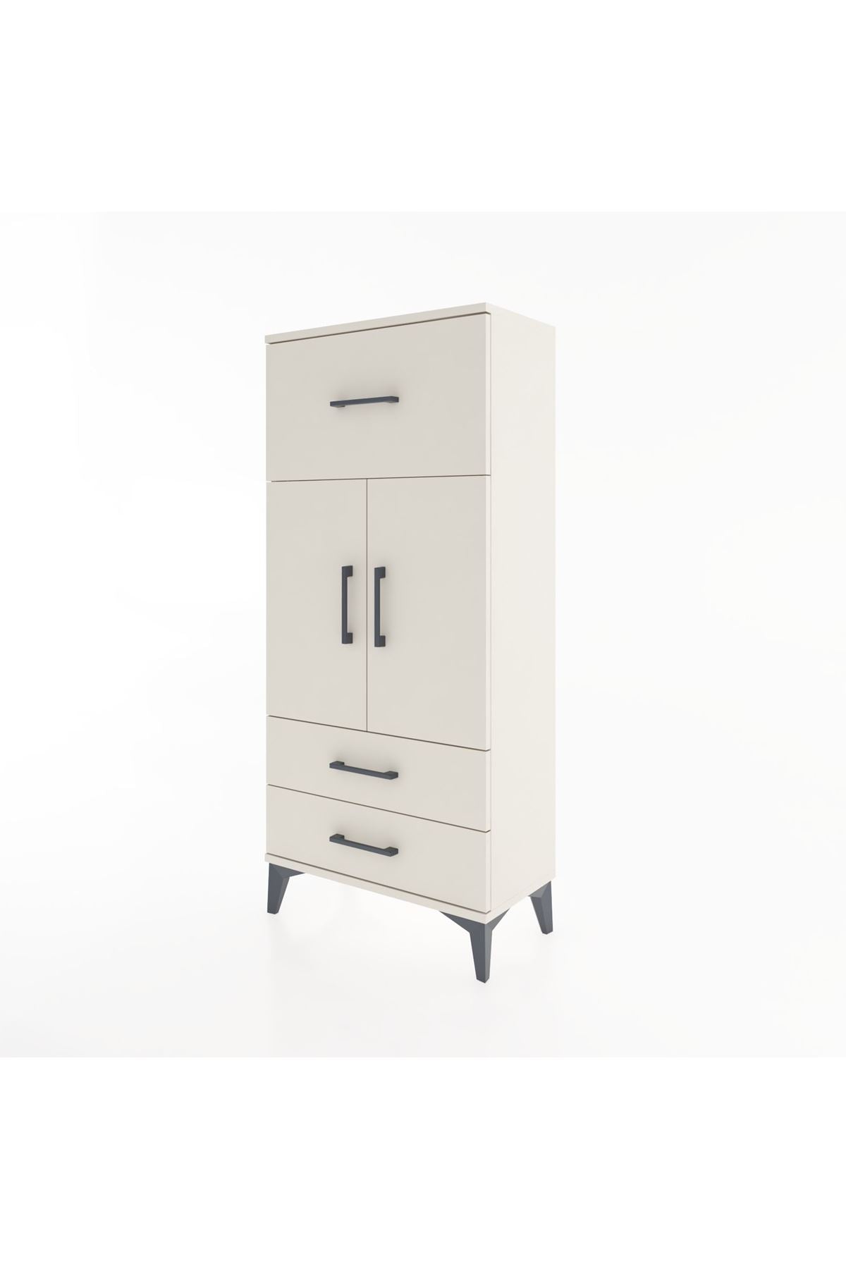 Hyperion Dolap 2 Raflı 3 Çekmeceli 2 Kapaklı 60x44x134 Aytaşı-Aytaşı