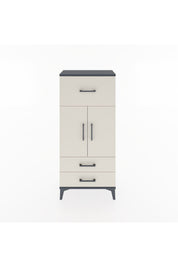 Hyperion Dolap 2 Raflı 3 Çekmeceli 2 Kapaklı 60x44x134 Antrasit-Aytaşı