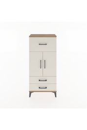 Hyperion Dolap 2 Raflı 3 Çekmeceli 2 Kapaklı 60x44x134 Çam-Aytaşı
