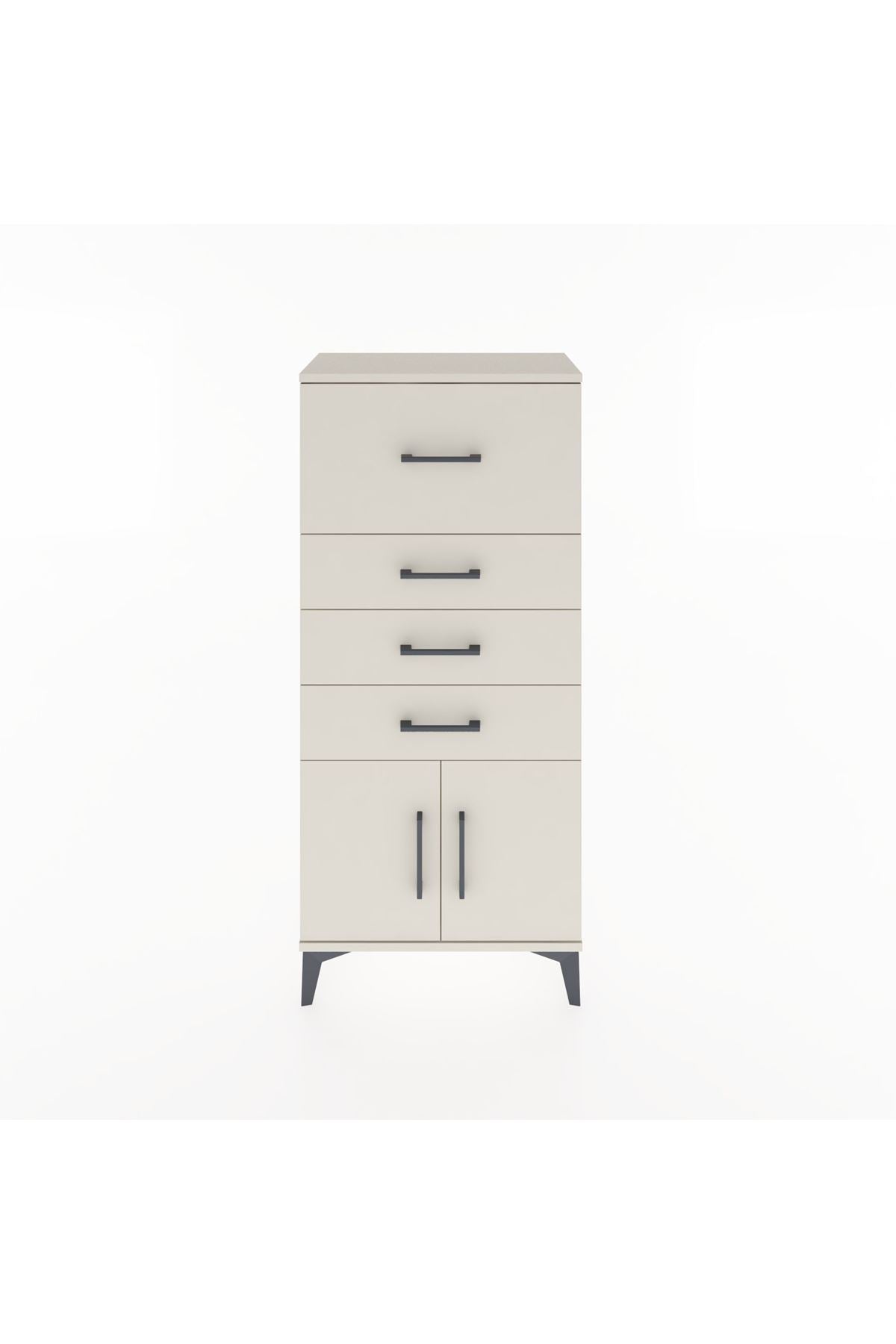Hyperion Dolap 4 Çekmeceli 2 Kapaklı 60x44x134 Aytaşı-Aytaşı
