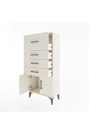 Hyperion Dolap 4 Çekmeceli 2 Kapaklı 60x44x134 Aytaşı-Aytaşı