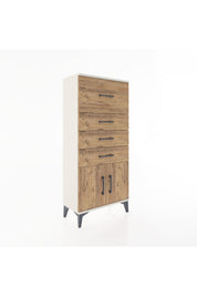 Hyperion Dolap 4 Çekmeceli 2 Kapaklı 60x44x134 Aytaşı-Çam