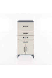 Hyperion Dolap 4 Çekmeceli 2 Kapaklı 60x44x134 Antrasit-Aytaşı