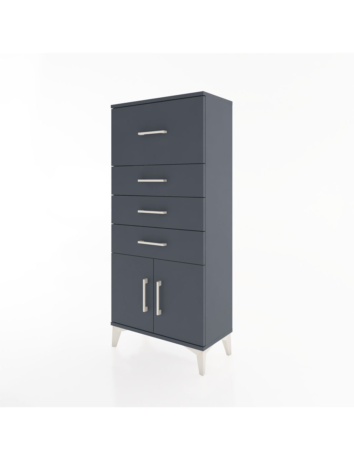 Hyperion Dolap 4 Çekmeceli 2 Kapaklı 60x44x134 - S50M080V5B