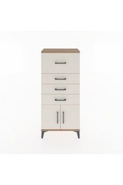 Hyperion Dolap 4 Çekmeceli 2 Kapaklı 60x44x134 Çam-Aytaşı