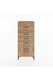 Hyperion Dolap 4 Çekmeceli 2 Kapaklı 60x44x134 Çam-Çam