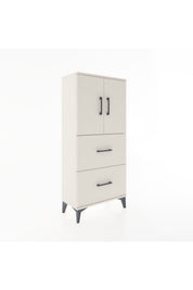 Hyperion Dolap Tek Raflı 2 Çekmeceli 2 Kapaklı 60x44x134 - S50M082V1B