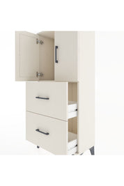 Hyperion Dolap Tek Raflı 2 Çekmeceli 2 Kapaklı 60x44x134 - S50M082V1B