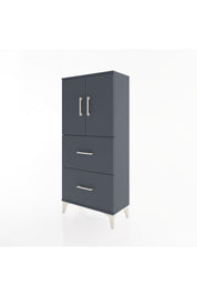 Hyperion Dolap Tek Raflı 2 Çekmeceli 2 Kapaklı 60x44x134 - S50M082V5B