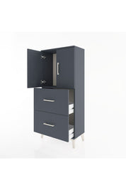 Hyperion Dolap Tek Raflı 2 Çekmeceli 2 Kapaklı 60x44x134 - S50M082V5B