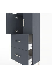 Hyperion Dolap Tek Raflı 2 Çekmeceli 2 Kapaklı 60x44x134 - S50M082V5B