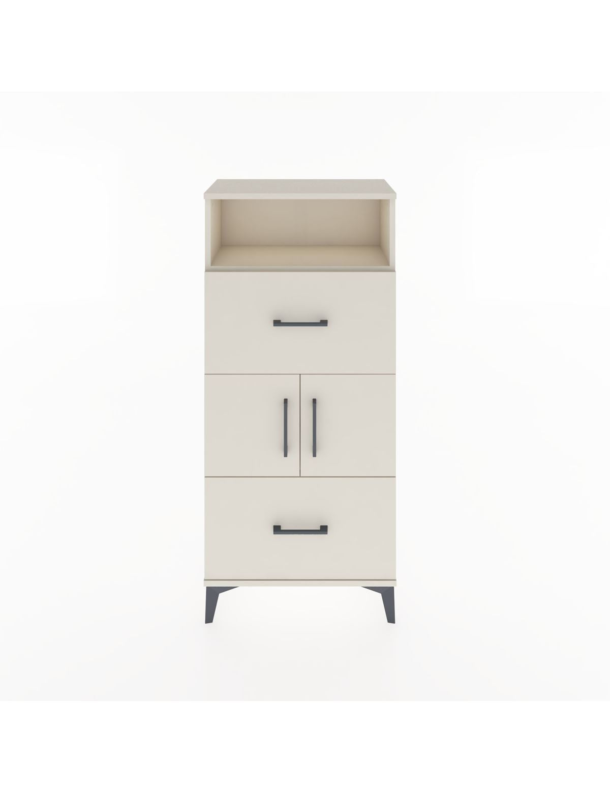 Hyperion Dolap 2 Raflı 2 Çekmeceli 2 Kapaklı 60x44x134 Aytaşı-Aytaşı