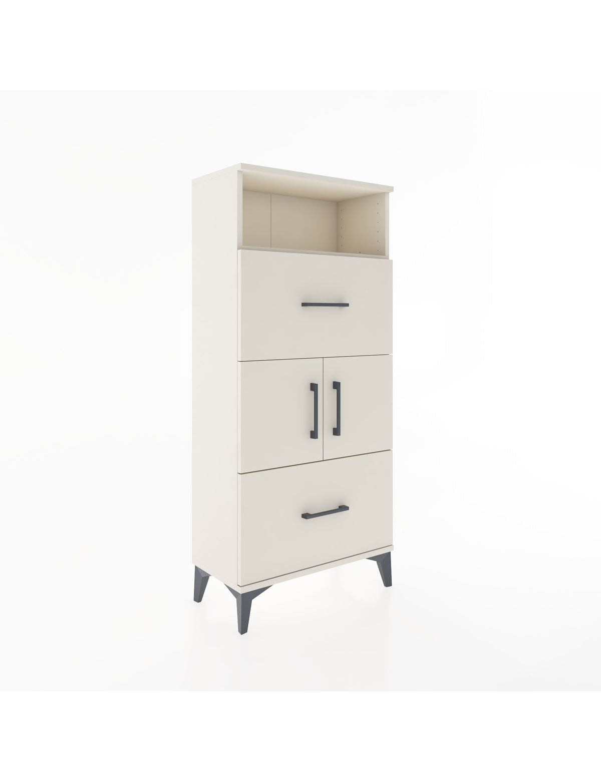 Hyperion Dolap 2 Raflı 2 Çekmeceli 2 Kapaklı 60x44x134 Aytaşı-Aytaşı