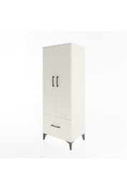 Hyperion Dolap 4 Raflı Tek Çekmeceli 2 Kapaklı 60x44x163 Aytaşı-Aytaşı