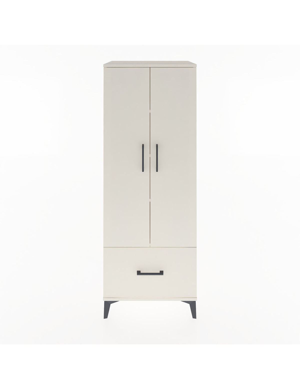 Hyperion Dolap 4 Raflı Tek Çekmeceli 2 Kapaklı 60x44x163 Aytaşı-Aytaşı