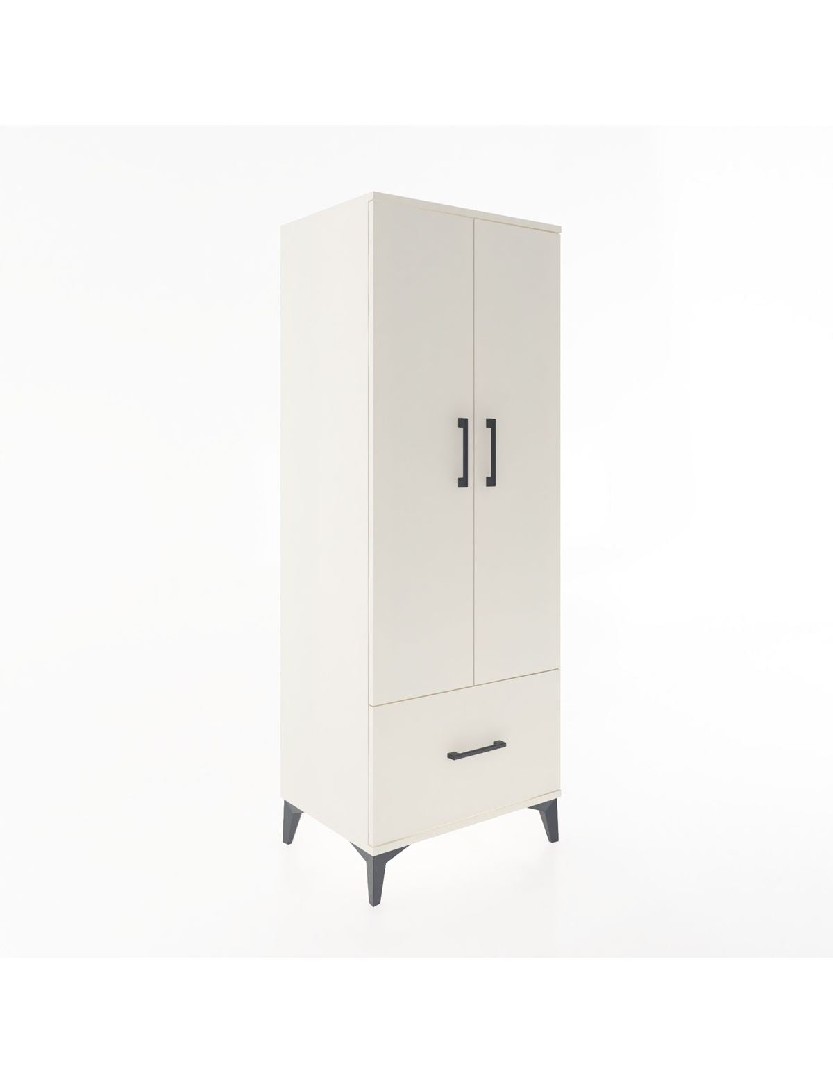 Hyperion Dolap 4 Raflı Tek Çekmeceli 2 Kapaklı 60x44x163 Aytaşı-Aytaşı