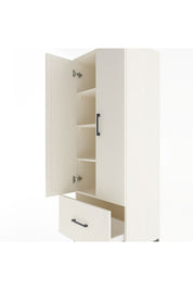 Hyperion Dolap 4 Raflı Tek Çekmeceli 2 Kapaklı 60x44x163 Aytaşı-Aytaşı