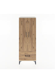 Hyperion Dolap 4 Raflı Tek Çekmeceli 2 Kapaklı 60x44x163 Aytaşı-Çam