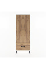 Hyperion Dolap 4 Raflı Tek Çekmeceli 2 Kapaklı 60x44x163