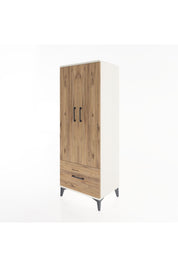 Hyperion Dolap 4 Raflı Tek Çekmeceli 2 Kapaklı 60x44x163 Aytaşı-Çam