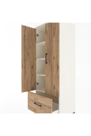 Hyperion Dolap 4 Raflı Tek Çekmeceli 2 Kapaklı 60x44x163 Aytaşı-Çam