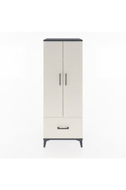 Hyperion Dolap 4 Raflı Tek Çekmeceli 2 Kapaklı 60x44x163 Antrasit-Aytaşı