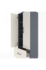 Hyperion Dolap 4 Raflı Tek Çekmeceli 2 Kapaklı 60x44x163 - S53M001V4B