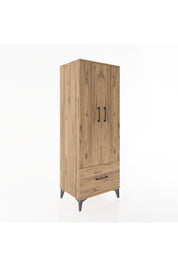 Hyperion Dolap 4 Raflı Tek Çekmeceli 2 Kapaklı 60x44x163 - S53M001V9B