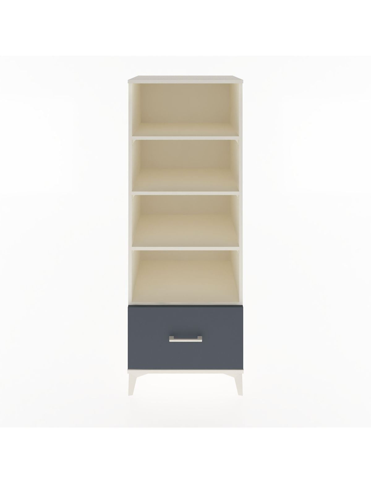 Hyperion Dolap 4 Raflı Tek Çekmeceli 60x44x163 Aytaşı-Antrasit