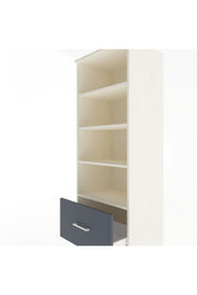 Hyperion Dolap 4 Raflı Tek Çekmeceli 60x44x163 Aytaşı-Antrasit