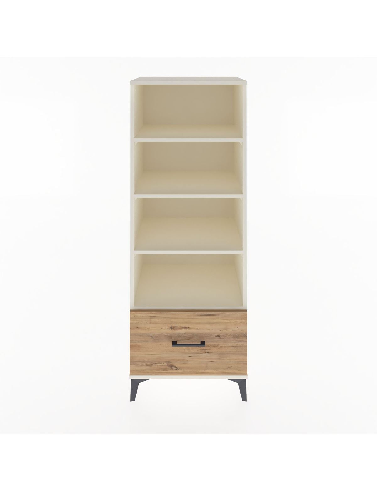 Hyperion Dolap 4 Raflı Tek Çekmeceli 60x44x163 Aytaşı-Çam