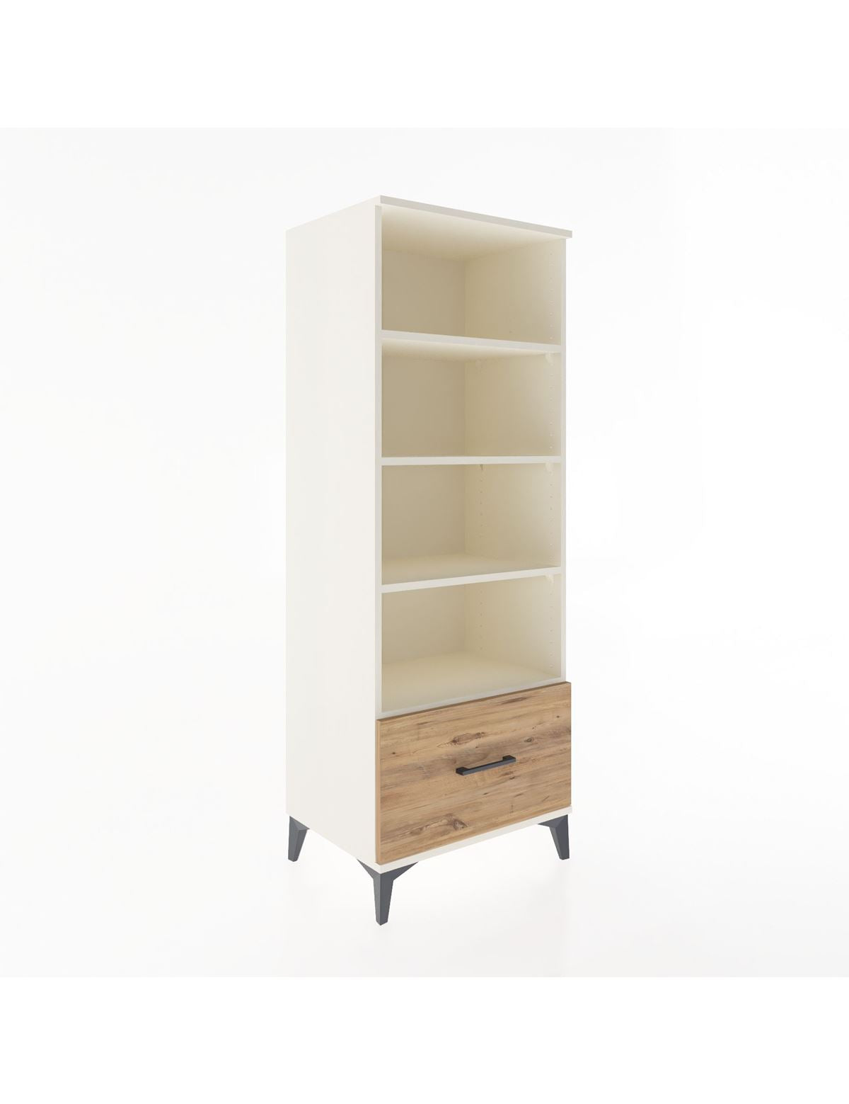 Hyperion Dolap 4 Raflı Tek Çekmeceli 60x44x163 Aytaşı-Çam