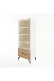 Hyperion Dolap 4 Raflı Tek Çekmeceli 60x44x163 Aytaşı-Çam