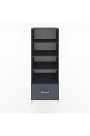 Hyperion Dolap 4 Raflı Tek Çekmeceli 60x44x163 Antrasit-Antrasit