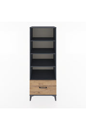 Hyperion Dolap 4 Raflı Tek Çekmeceli 60x44x163 Antrasit-Çam