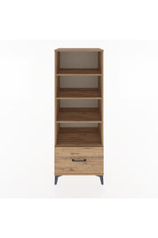 Hyperion Dolap 4 Raflı Tek Çekmeceli 60x44x163 Çam-Çam