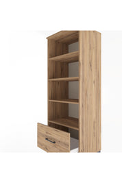 Hyperion Dolap 4 Raflı Tek Çekmeceli 60x44x163 Çam-Çam