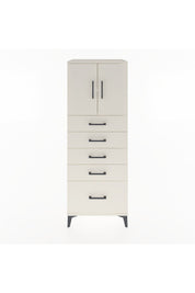 Hyperion Dolap 2 Raflı 5 Çekmeceli 2 Kapaklı 60x44x163 Aytaşı-Aytaşı