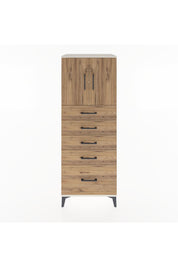 Hyperion Dolap 2 Raflı 5 Çekmeceli 2 Kapaklı 60x44x163 Aytaşı-Çam