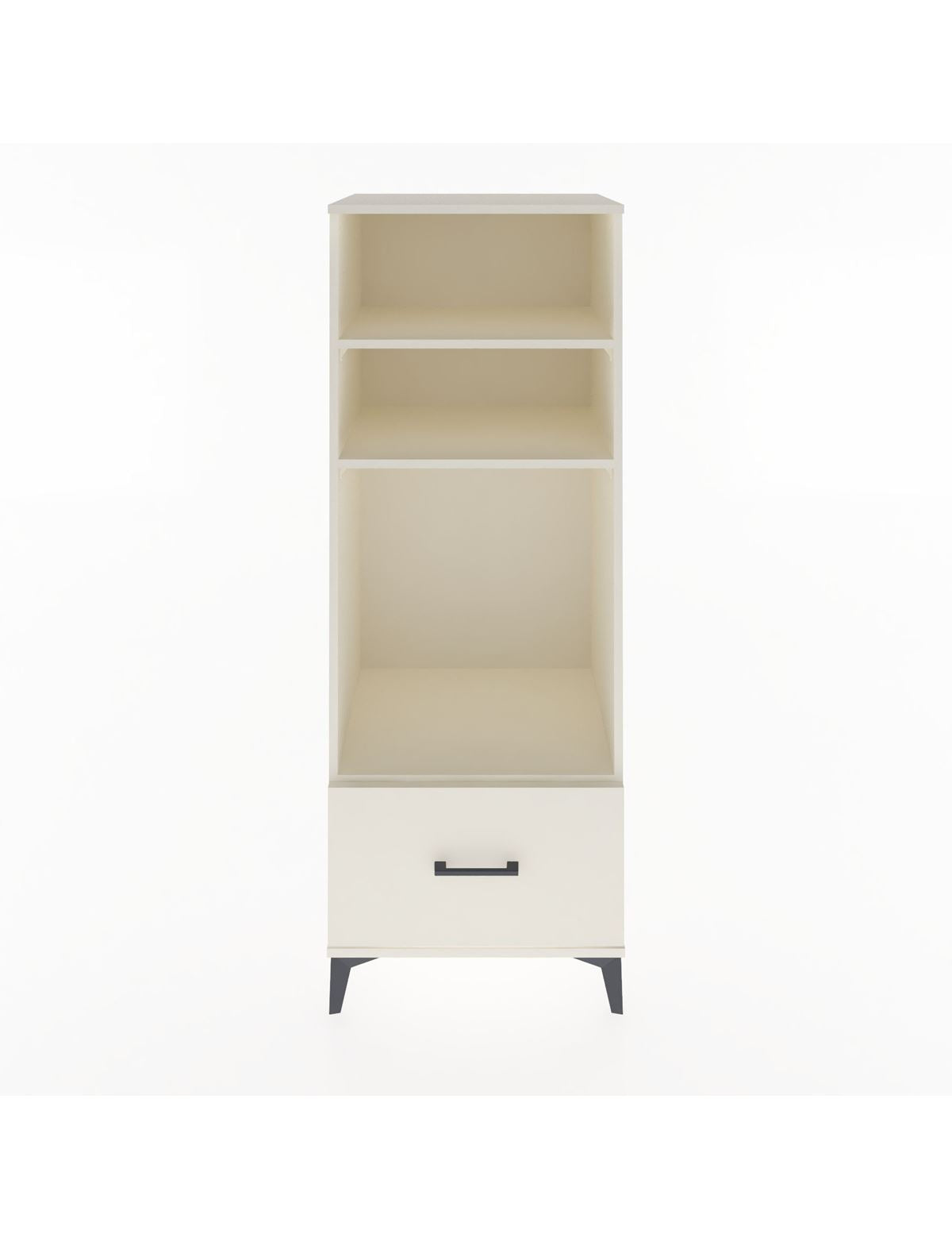 Hyperion Dolap 3 Raflı Tek Çekmeceli 60x44x163 Aytaşı-Aytaşı