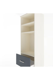 Hyperion Dolap 3 Raflı Tek Çekmeceli 60x44x163 Aytaşı-Antrasit