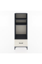 Hyperion Dolap 3 Raflı Tek Çekmeceli 60x44x163 Antrasit-Aytaşı