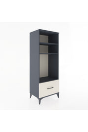 Hyperion Dolap 3 Raflı Tek Çekmeceli 60x44x163 Antrasit-Aytaşı